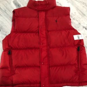 NWT - XXL - Red - Polo Ralph Lauren - Vest